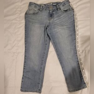 Girls Size 8 Lace Super Skinny Jeans